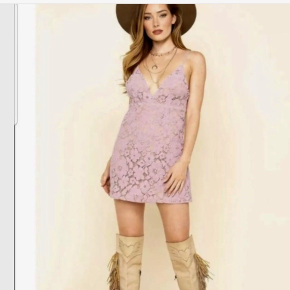 NWOT- FREE PEOPLE DANGEROUS LOVE MINI DRESS - Picture 10 of 11
